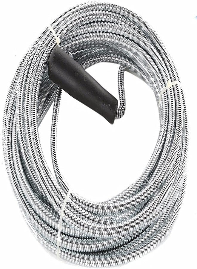 FAYBY Metal Sink & Drain Cleaner Spring Wire | Flexible Waste Pipe Sink Cleaner Snake Unblocker Hair Drain Cleaner | Drainage Pipe Cleaner Drain Clog (Steel_Multicolor) (3 Meter), 10 Cm X 8 Cm - Image 1